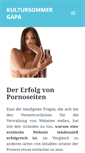 Mobile Screenshot of kultursommer-gapa.de