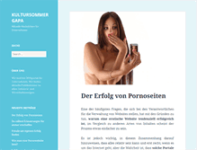 Tablet Screenshot of kultursommer-gapa.de